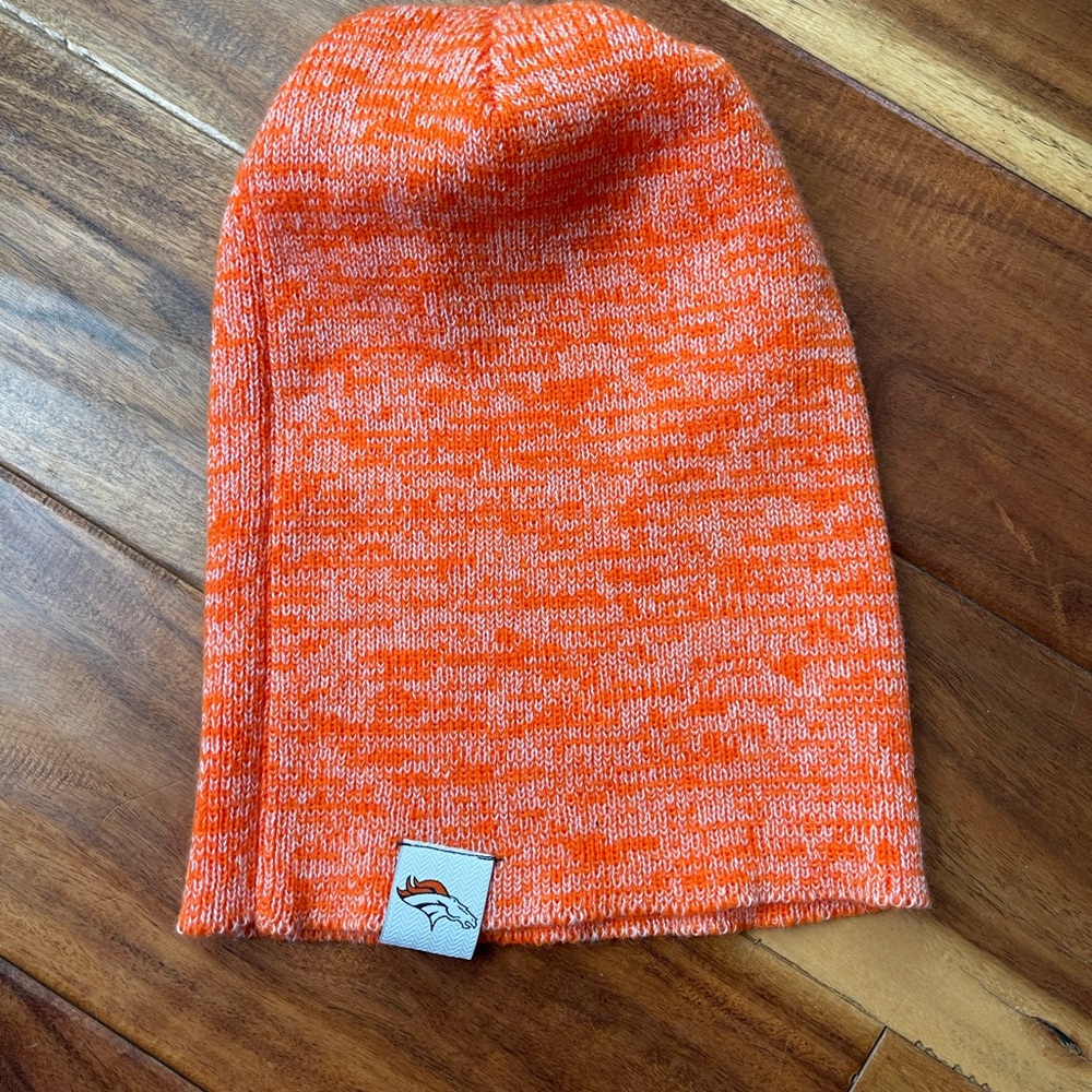 Orange Kids Denver Broncos Beanie